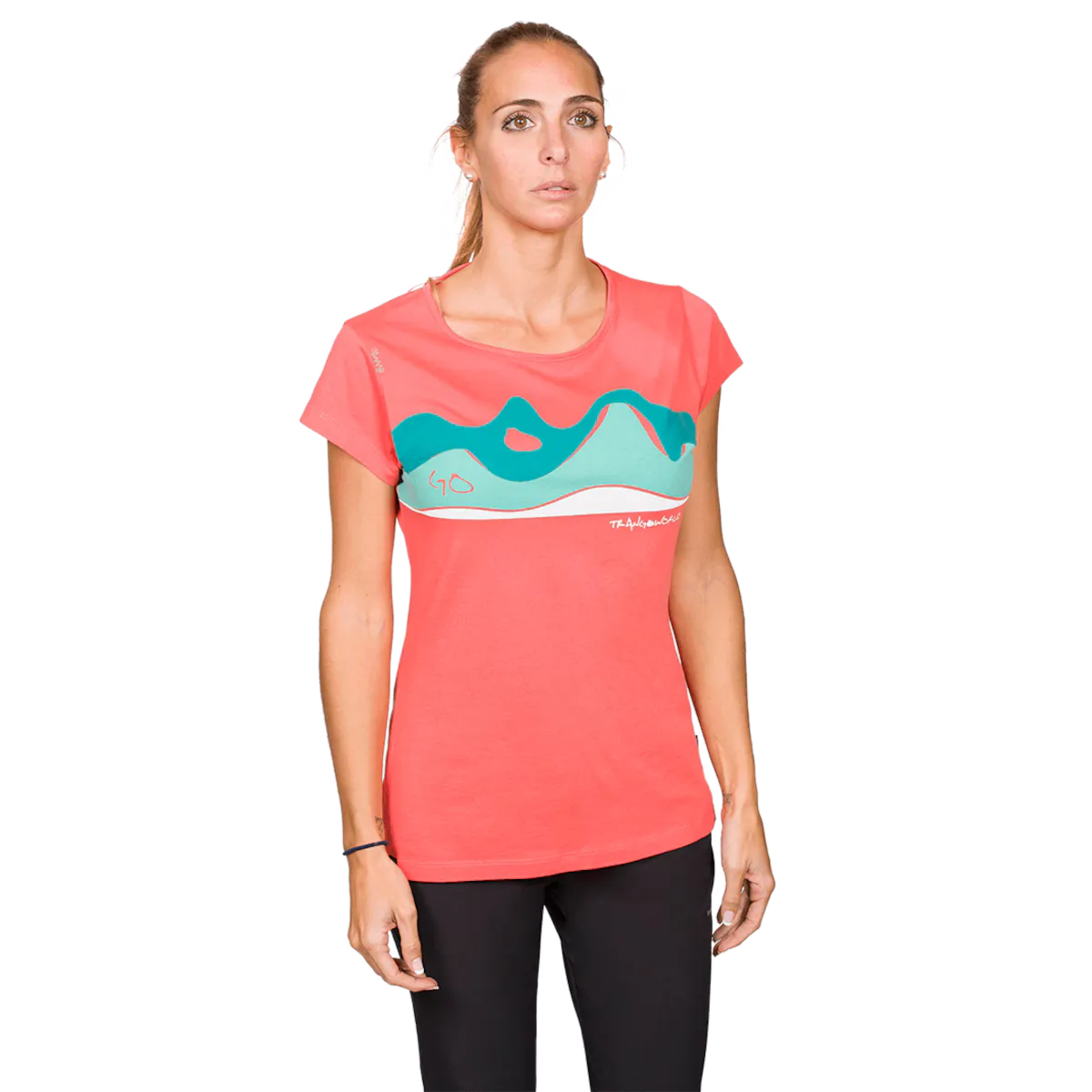 Женская футболка Nom Trangoworld, коралловый 
Женская футболка Nom Trangoworld, коралловый