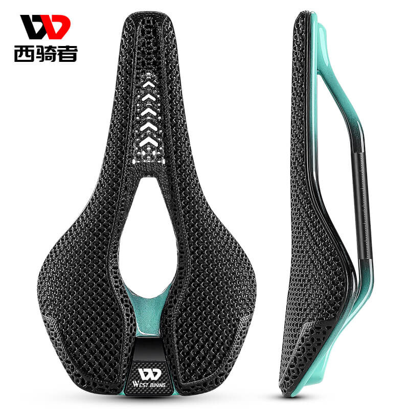 Велосипедное седло WestBiking с 3D-печатью и коротким носом, черно-голубой
Велосипедное седло WestBiking с 3D-печатью и коротким носом, черно-голубой
