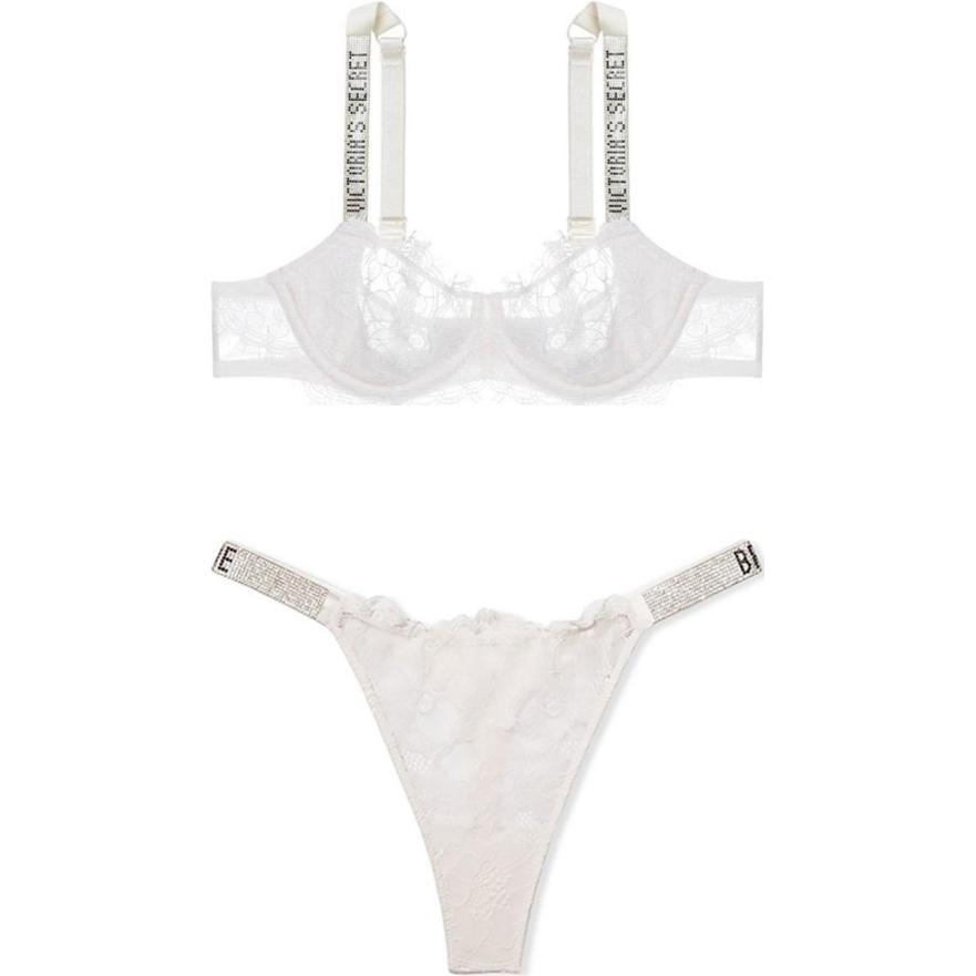 Victoria's Secret Женский комплект нижнего белья белый
Victoria's Secret Женский комплект нижнего белья белый