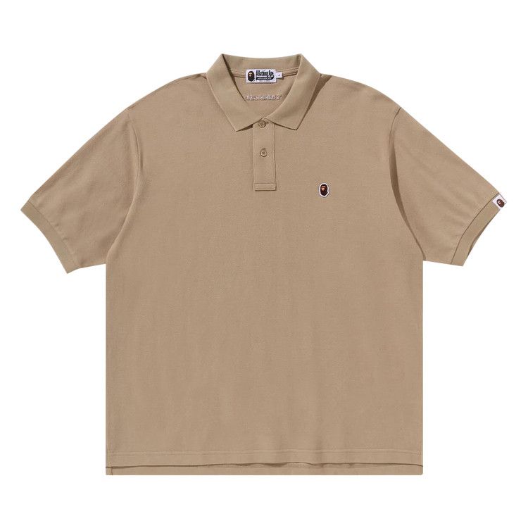Поло BAPE Ape Head One Point Polo 'Beige'
Поло BAPE Ape Head One Point Polo 'Beige'