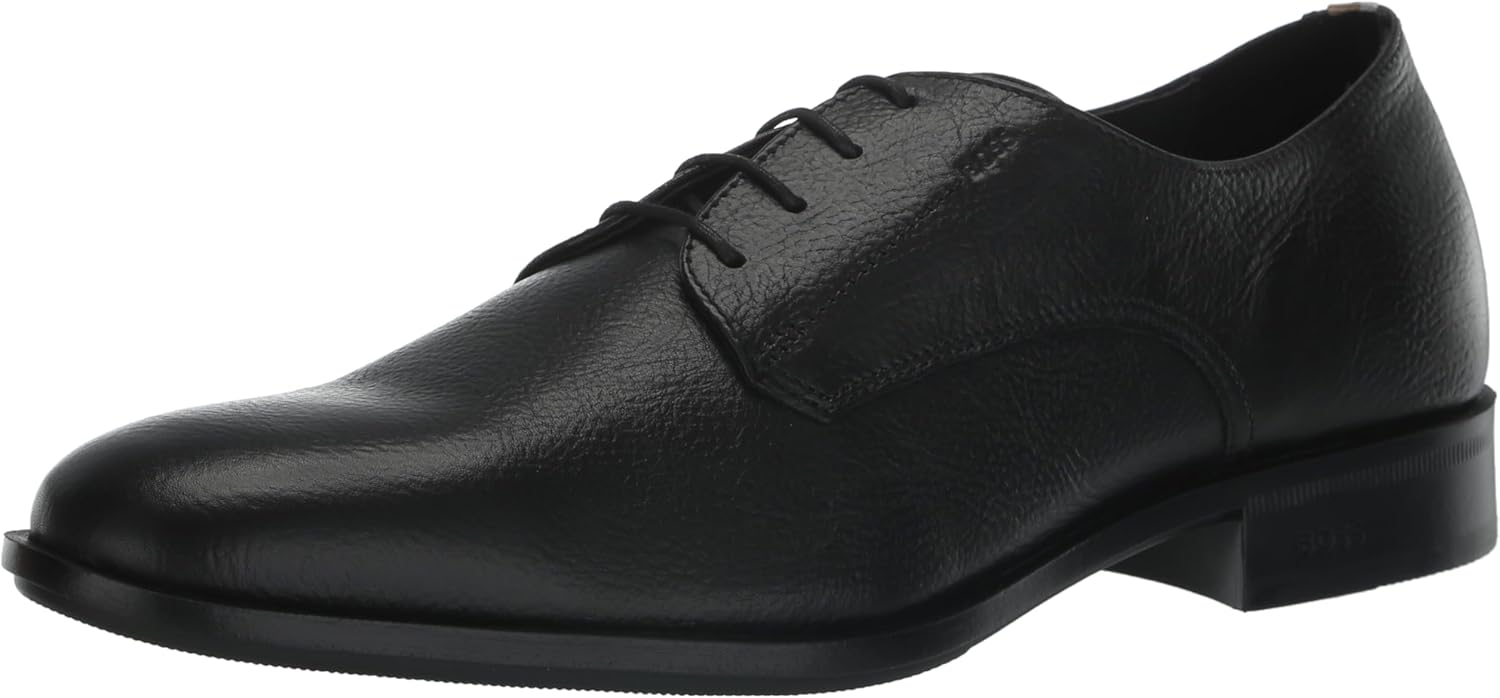 Мужские дерби Colby из зерненой кожи BOSS, Stormy Black
Мужские дерби Colby из зерненой кожи BOSS, Stormy Black