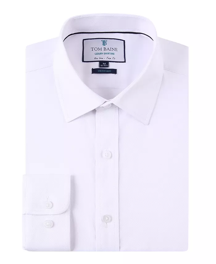Мужская рубашка из жаккарда, растягивающегося в четыре стороны, однотонная, на пуговицах Tom Baine, белый
Мужская рубашка из жаккарда, растягивающегося в четыре стороны, однотонная, на пуговицах Tom Baine, белый