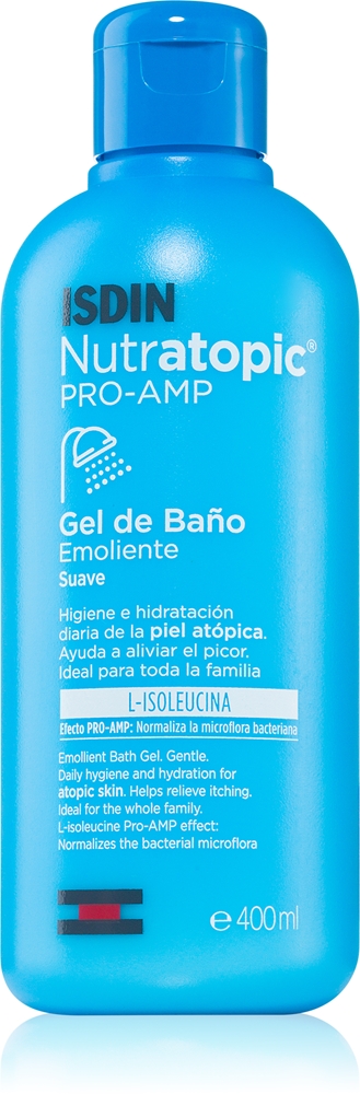 Успокаивающее масло для душа Nutratopic Pro-amp Isdin, 400 мл
Успокаивающее масло для душа Nutratopic Pro-amp Isdin, 400 мл