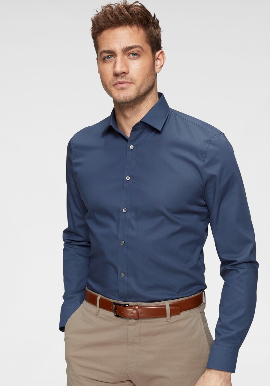 Рубашка делового кроя Super Slim Fit OLYMP No. 6, темно-синий
Рубашка делового кроя Super Slim Fit OLYMP No. 6, темно-синий