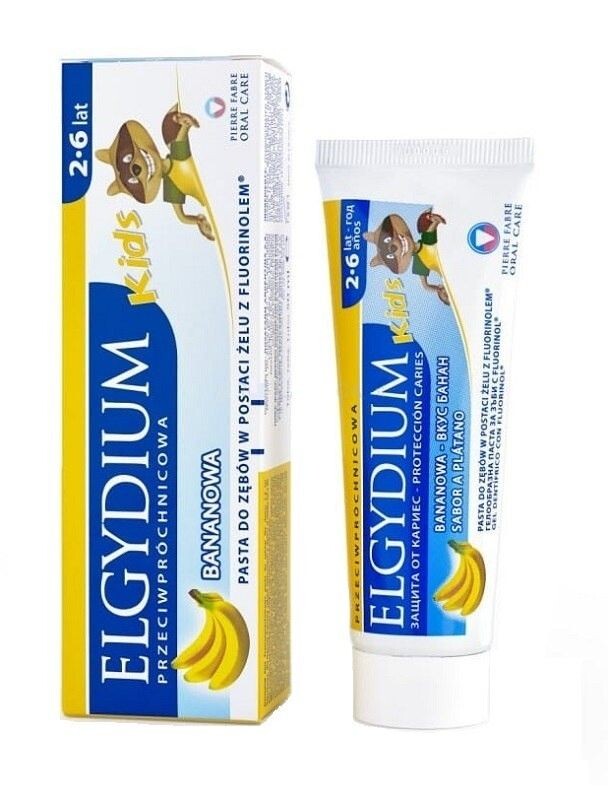 Elgydium Kids Bananowa 50 ml Зубная паста, 50 ml 
Elgydium Kids Bananowa 50 ml Зубная паста, 50 ml