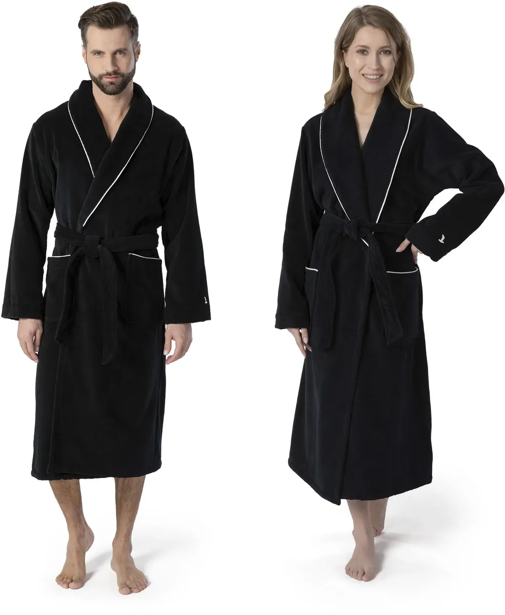 Халат унисекс Möve "велюр с шалевым воротником" (1 шт.), элегантный дизайн по краю, черный
Халат унисекс Möve "велюр с шалевым воротником" (1 шт.), элегантный дизайн по краю, черный