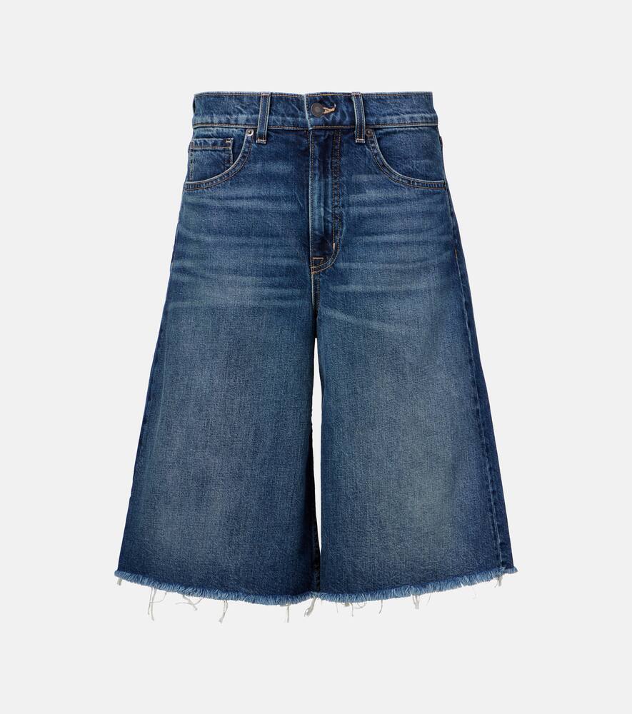 Джинсовые шорты с высокой талией Nili Lotan, Simon Wash
Джинсовые шорты с высокой талией Nili Lotan, Simon Wash