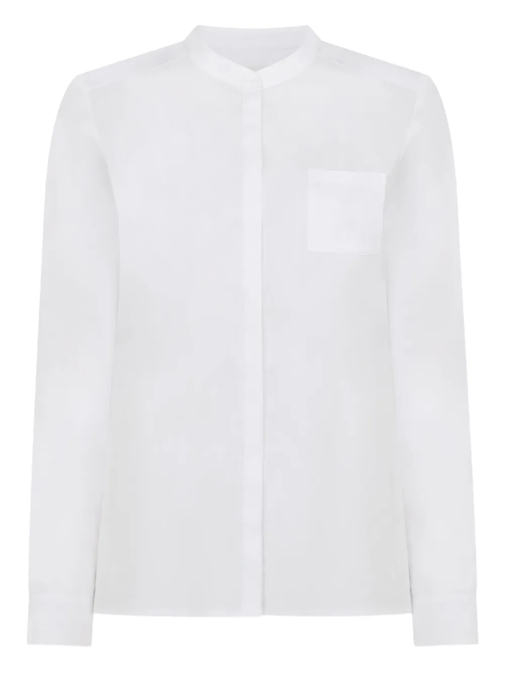 Рубашка с воротником-стойкой JANE, белый 
Рубашка с воротником-стойкой JANE, белый