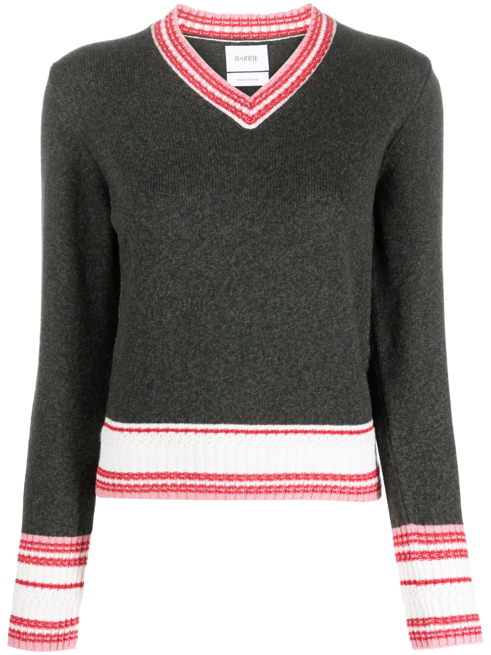 Кашемировый свитер с V-образным вырезом Barrie, зеленый
Кашемировый свитер с V-образным вырезом Barrie, зеленый