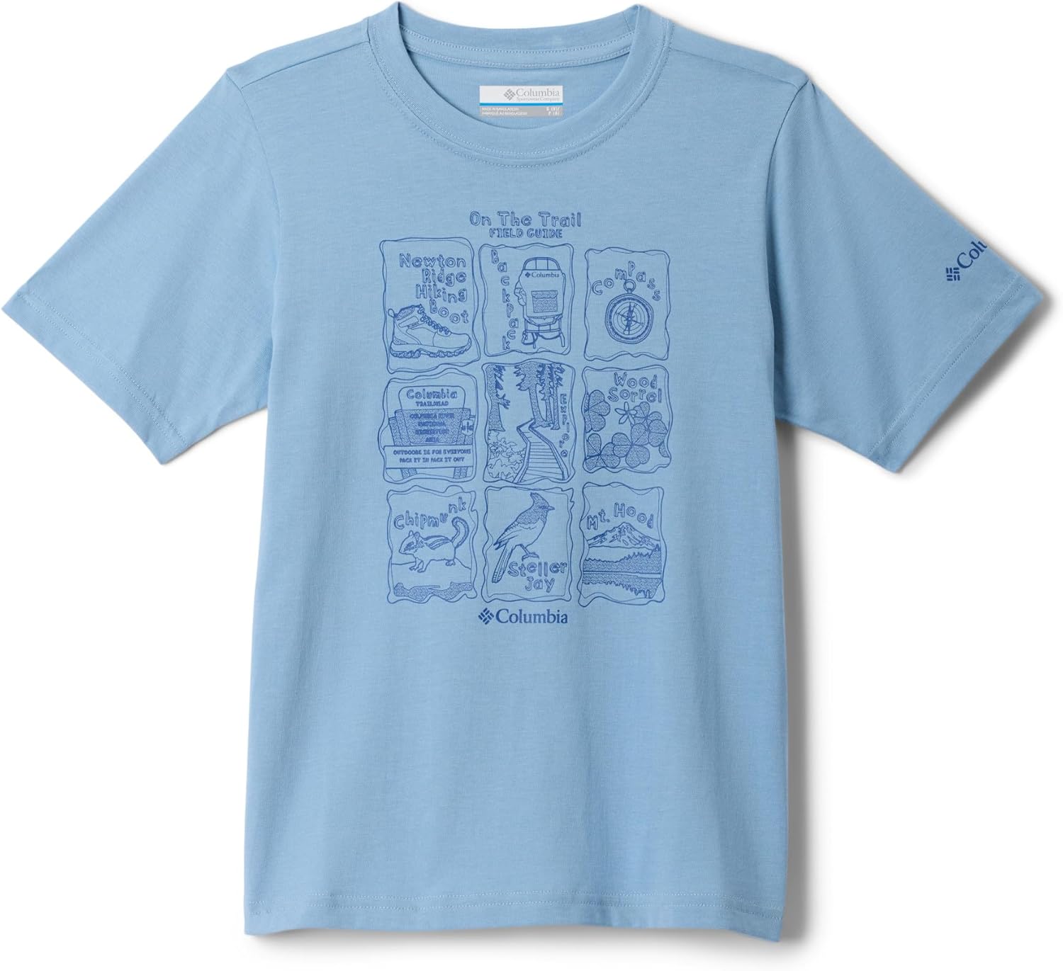 Columbia Boys Valley Creek рубашка с принтом, Ripple Blue/Hike Guide
Columbia Boys Valley Creek рубашка с принтом, Ripple Blue/Hike Guide