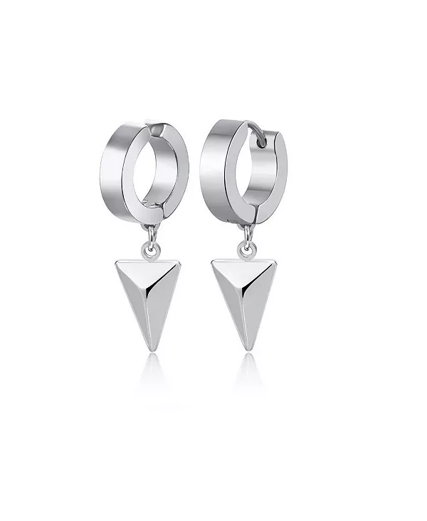 Серьги-Кольца с треугольными подвесками из нержавеющей стали Metallo, silver
Серьги-Кольца с треугольными подвесками из нержавеющей стали Metallo, silver