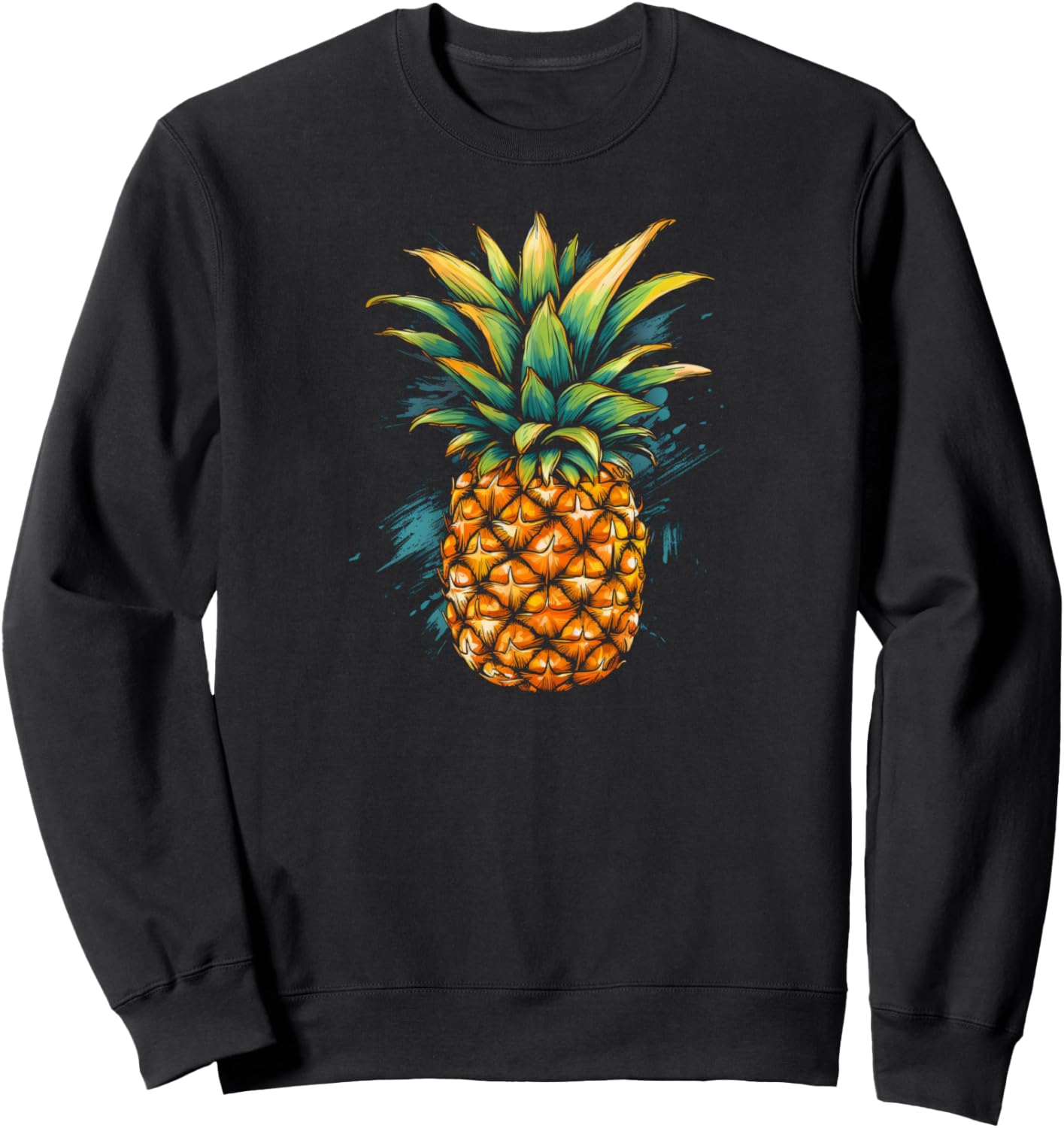 Толстовка с тропическим рисунком ананаса Pineapple And Summmer Apparel, черный
Толстовка с тропическим рисунком ананаса Pineapple And Summmer Apparel, черный