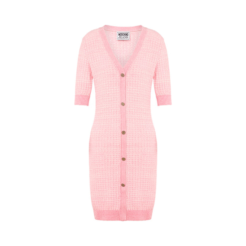 V-образный вырез Вязаное Мини-платье MOSCHINO, Розовый
V-образный вырез Вязаное Мини-платье MOSCHINO, Розовый