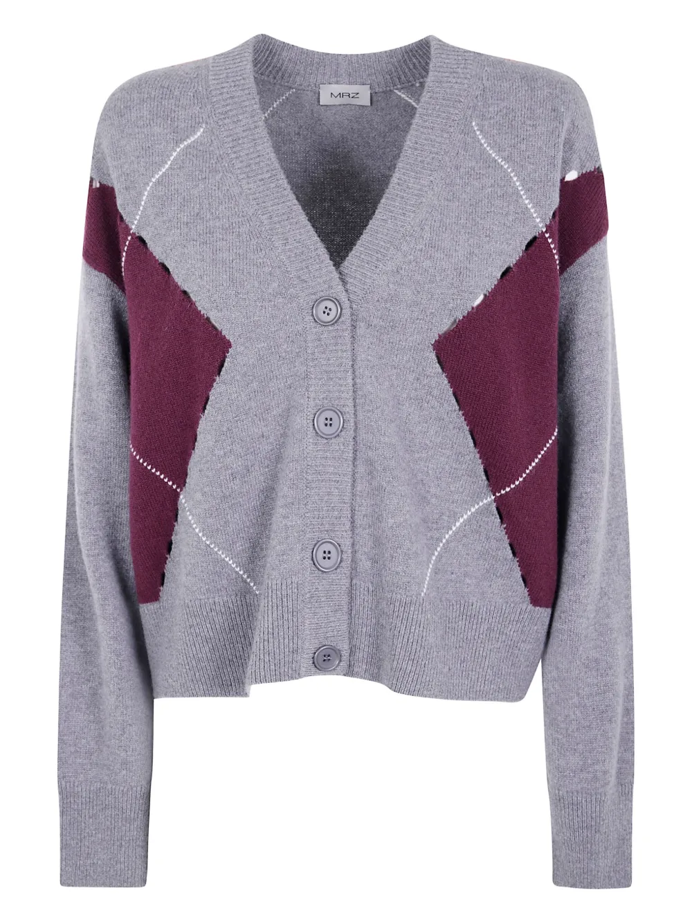 Кардиган с узором "аргайл" Mrz, серый
Кардиган с узором "аргайл" Mrz, серый