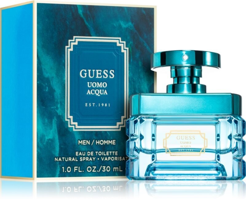 Guess, Uomo Acqua, туалетная вода, 30 мл
Guess, Uomo Acqua, туалетная вода, 30 мл