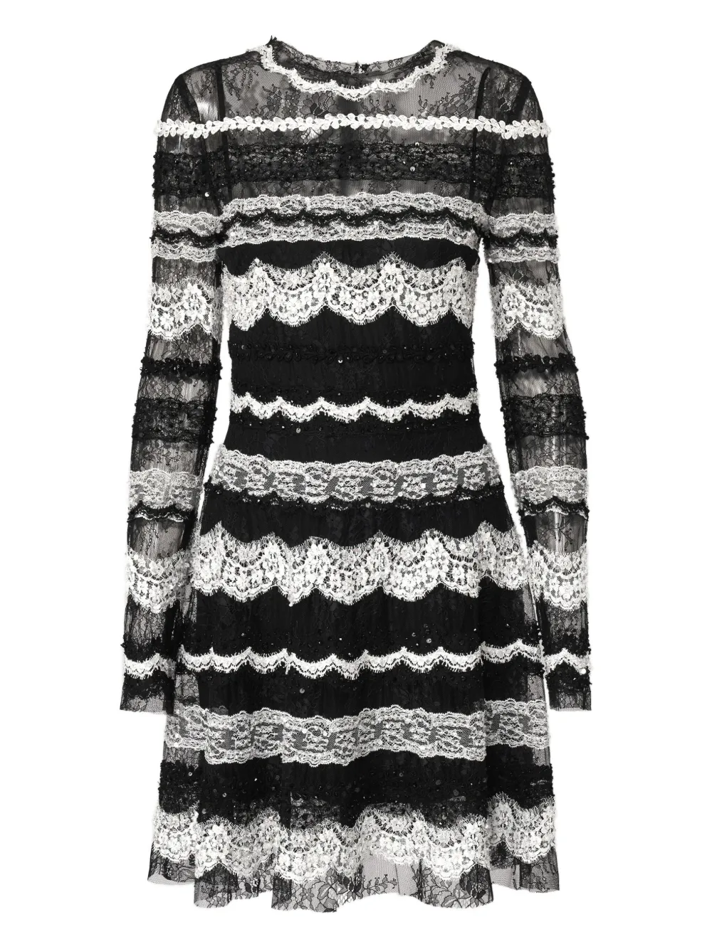 Платье мини с кружевной отделкой Carolina Herrera, черный
Платье мини с кружевной отделкой Carolina Herrera, черный