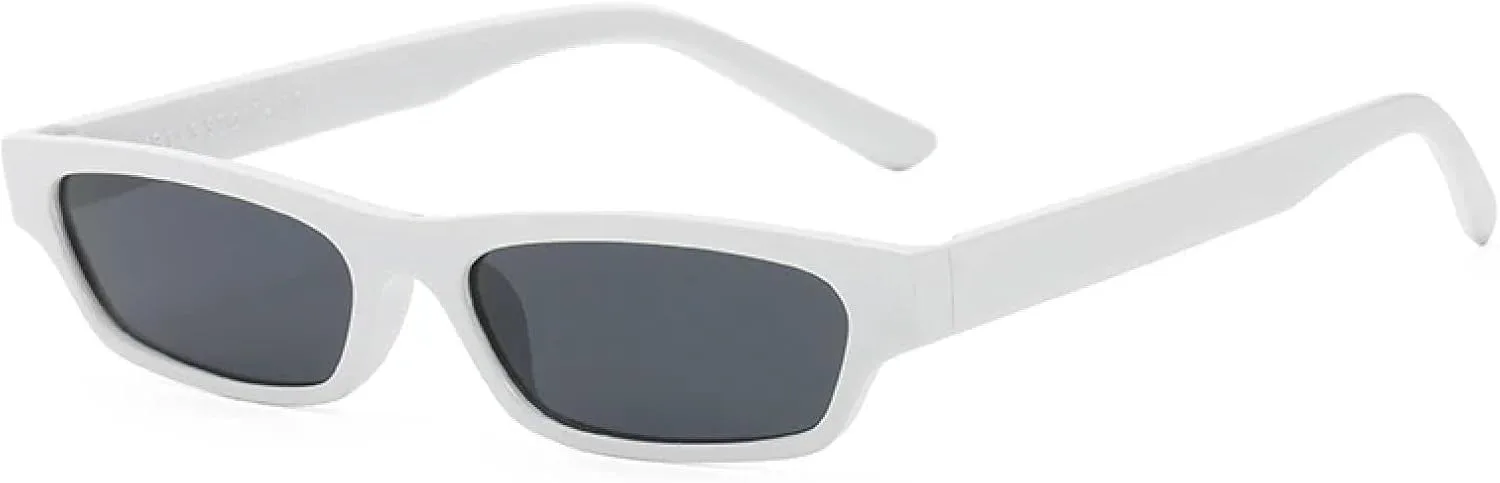 Солнцезащитные очки с защитой от УФ-излучения UV400 | Узкие линзы | Для женщин и мужчин, для занятий спортом на открытом воздухе и вождения DSVIGF, White Grey
Солнцезащитные очки с защитой от УФ-излучения UV400 | Узкие линзы | Для женщин и мужчин, для занятий спортом на открытом воздухе и вождения DSVIGF, White Grey