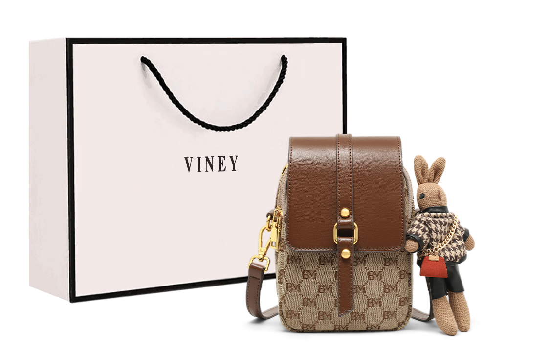 VINEY Тканевая сумка через плечо с карманом для телефона малого размера женская кофейная, Coffee
VINEY Тканевая сумка через плечо с карманом для телефона малого размера женская кофейная, Coffee