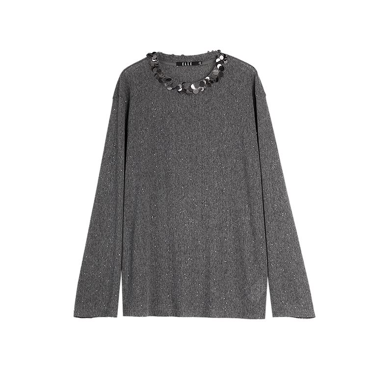ELLE Футболка Women's Medium Gray Crew Neck Moderate Straight Fit
ELLE Футболка Women's Medium Gray Crew Neck Moderate Straight Fit