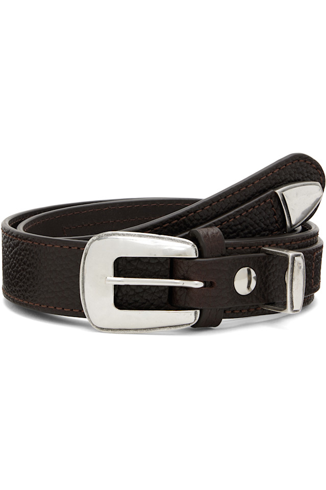 Lemaire Коричневый минималистичный западный пояс
Lemaire Коричневый минималистичный западный пояс