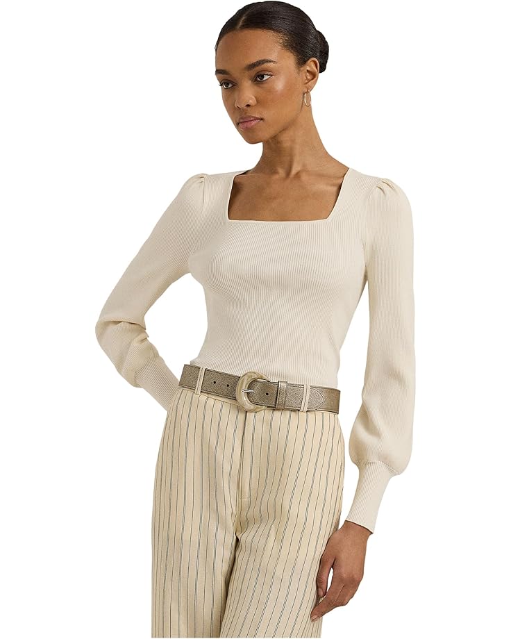 Женский свитер Lauren Ralph Lauren Rib-Knit Puff-Sleeve, Mascarpone Cream
Женский свитер Lauren Ralph Lauren Rib-Knit Puff-Sleeve, Mascarpone Cream