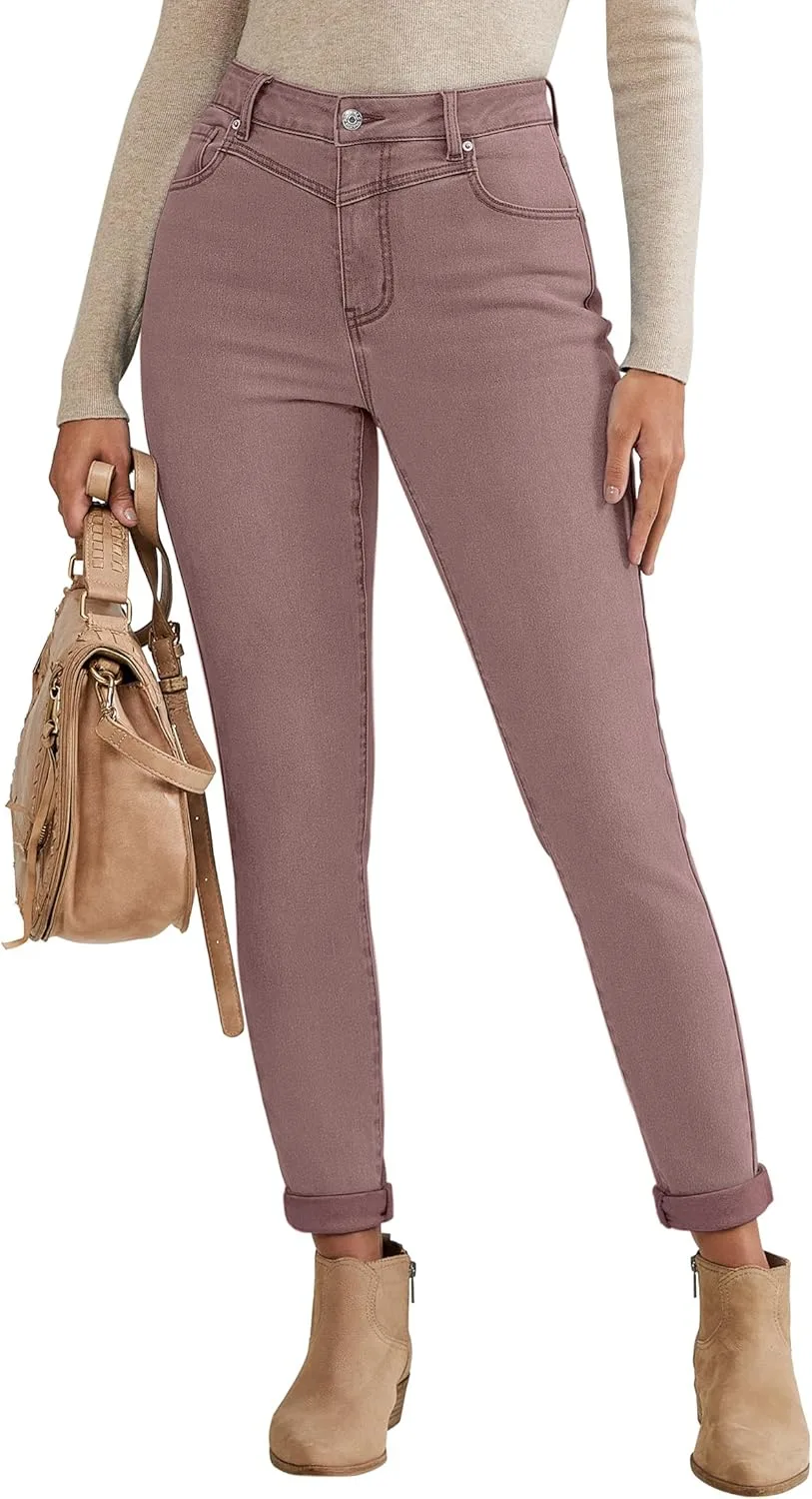 Luvamia Skinny Jeans для женщин, утепленные флисом, высокие
Luvamia Skinny Jeans для женщин, утепленные флисом, высокие