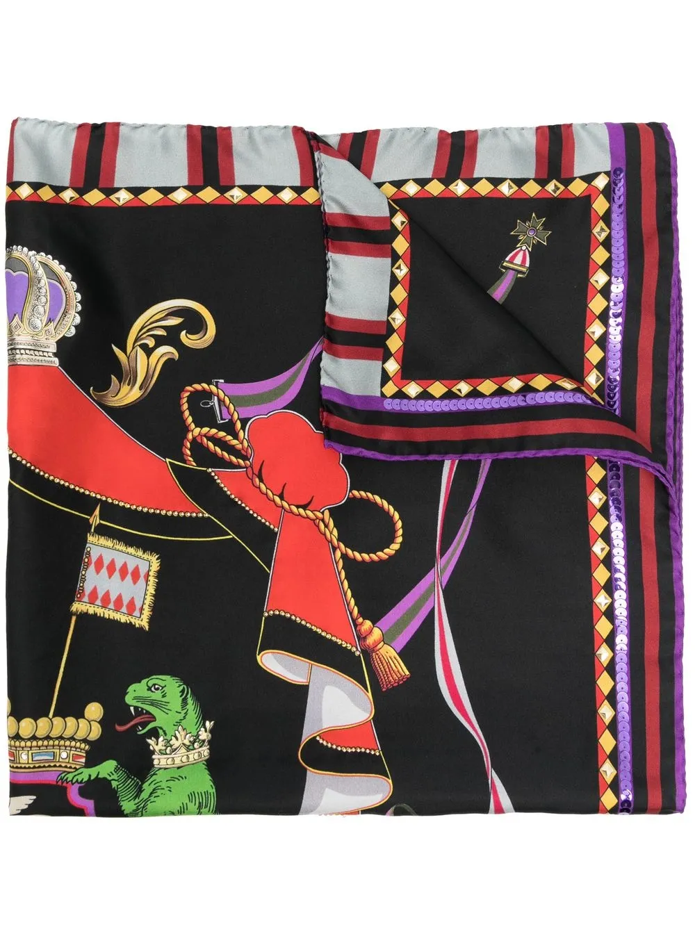 Шарф крупной вязки с вышитым логотипом ETRO, черный
Шарф крупной вязки с вышитым логотипом ETRO, черный