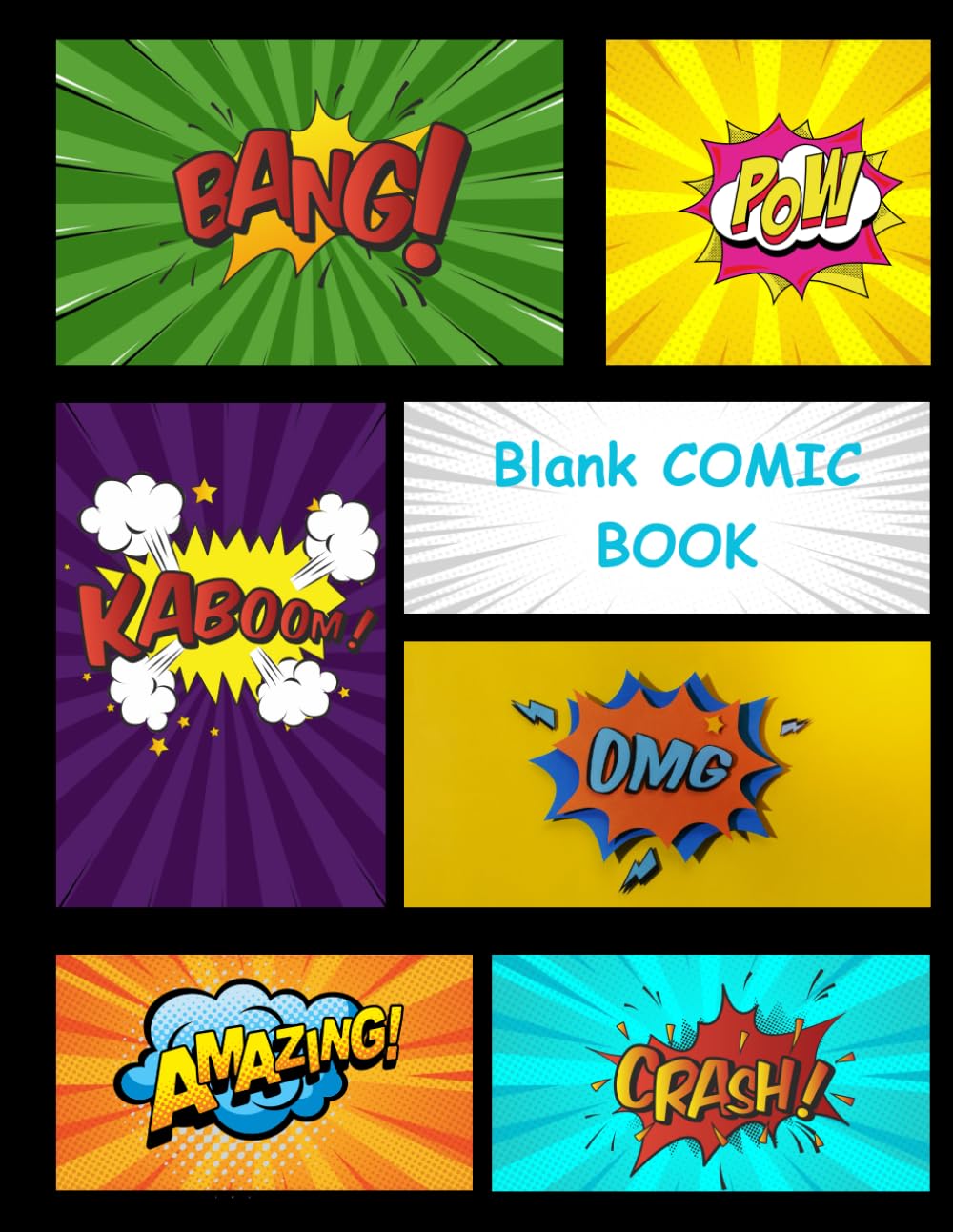 Blank Comic Book: Create your own comic book (Comic Book Template series) (Independently published)
Blank Comic Book: Create your own comic book (Comic Book Template series) (Independently published)
