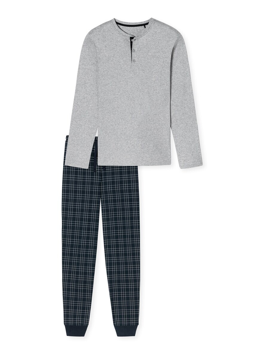 Длинная пижама SCHIESSER Long Pajamas Fine Interlock, цвет dark blue/mottled grey
Длинная пижама SCHIESSER Long Pajamas Fine Interlock, цвет dark blue/mottled grey