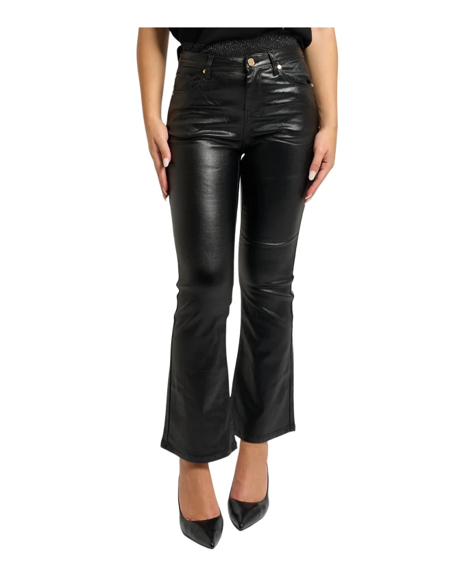 Черные вощеные брюки, женский фасон Gaudi, черный
Черные вощеные брюки, женский фасон Gaudi, черный