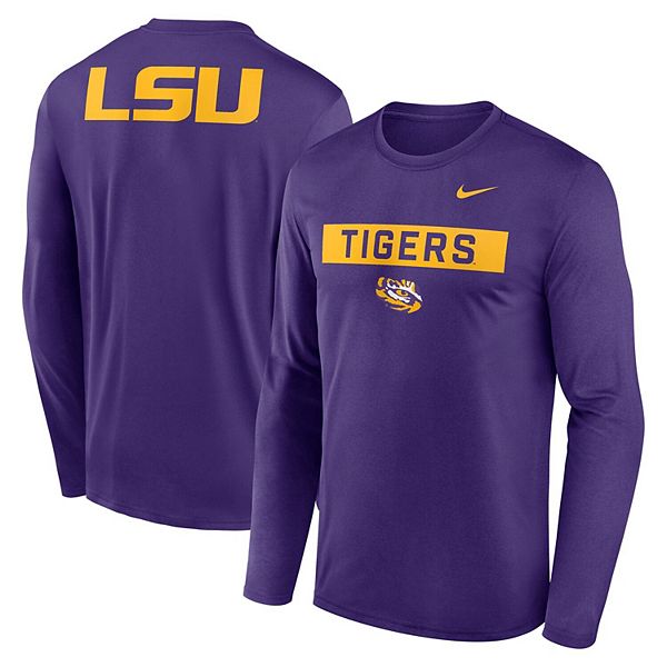 Мужская фиолетовая футболка с длинным рукавом LSU Tigers Primetime Campus 2-Hit Legend Nike
Мужская фиолетовая футболка с длинным рукавом LSU Tigers Primetime Campus 2-Hit Legend Nike