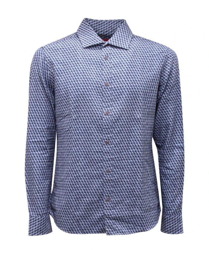 Рубашка с абстрактным шевронным узором, модель 1564115/02r Altea, синий
Рубашка с абстрактным шевронным узором, модель 1564115/02r Altea, синий