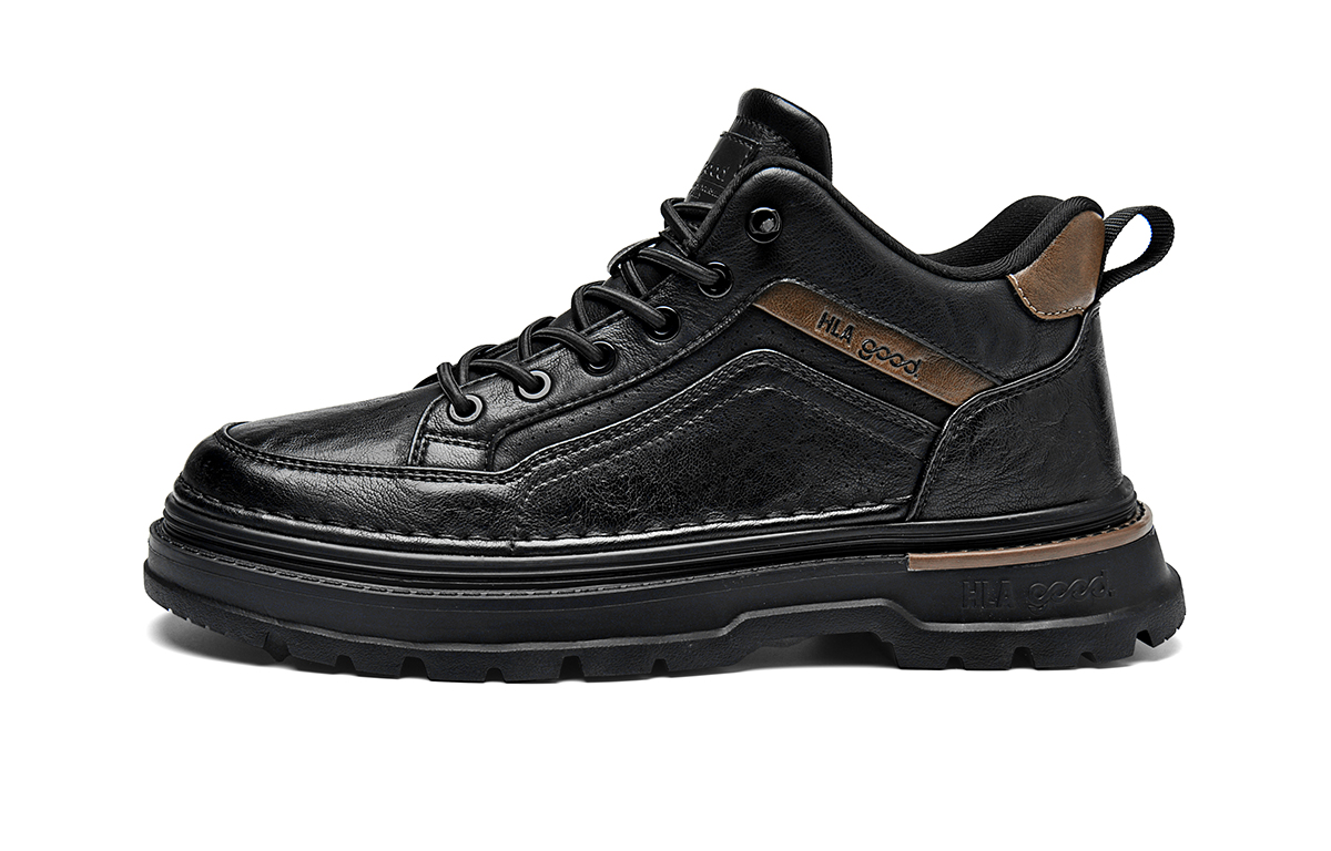 HLA Рабочие ботинки мужские, средней высоты, черные/коричневые
HLA Рабочие ботинки мужские, средней высоты, черные/коричневые