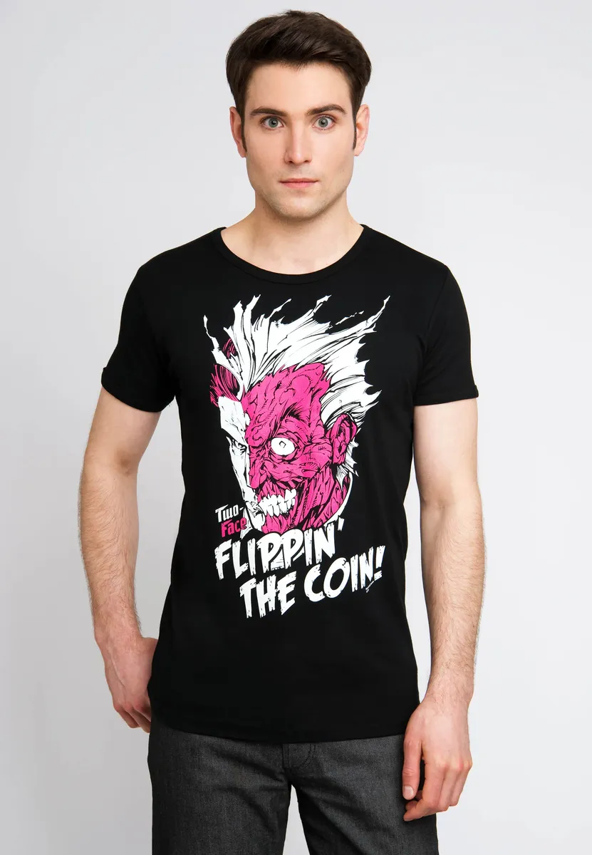 Футболка Logoshirt "Two Face - Flippin\ The Coin" с великолепным принтом "Два лица", черный
Футболка Logoshirt "Two Face - Flippin\ The Coin" с великолепным принтом "Два лица", черный