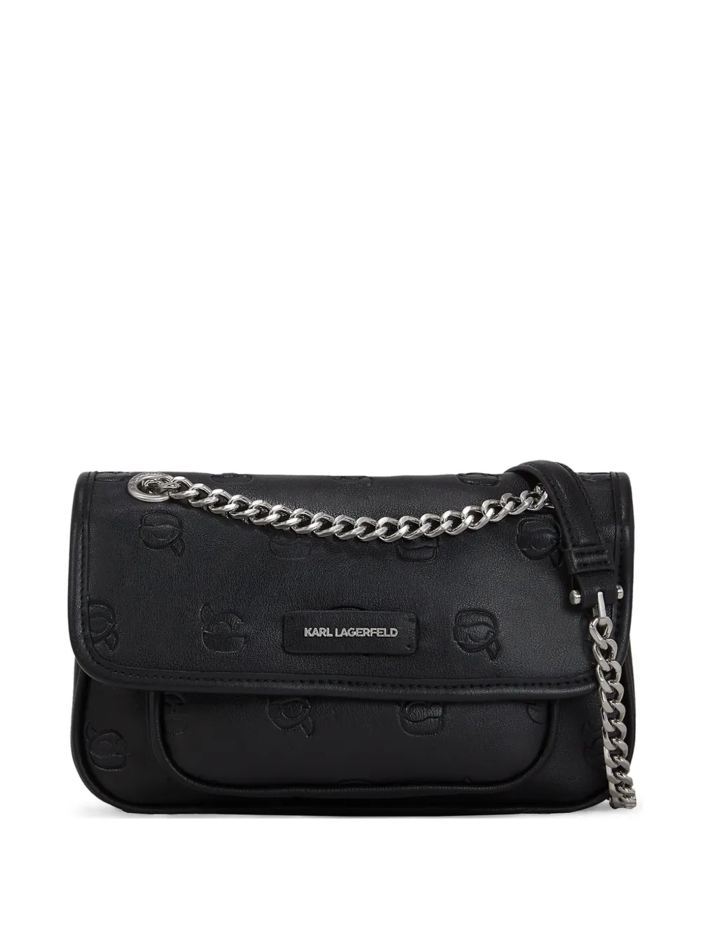 Сумка через плечо с тиснением Ikon KARL LAGERFELD, черный
Сумка через плечо с тиснением Ikon KARL LAGERFELD, черный