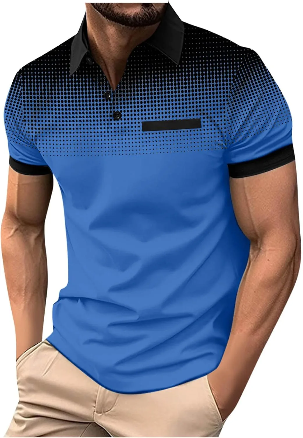 Мужская рубашка поло с коротким рукавом, Color Block, Slim Fit
Мужская рубашка поло с коротким рукавом, Color Block, Slim Fit