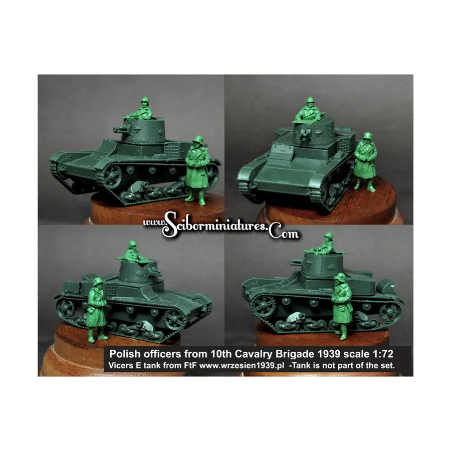 Офицеры 10-й польской бригады, 1939 г., Historical Miniatures - Polish (1:72) (Scibor Monstrous Miniatures)
Офицеры 10-й польской бригады, 1939 г., Historical Miniatures - Polish (1:72) (Scibor Monstrous Miniatures)