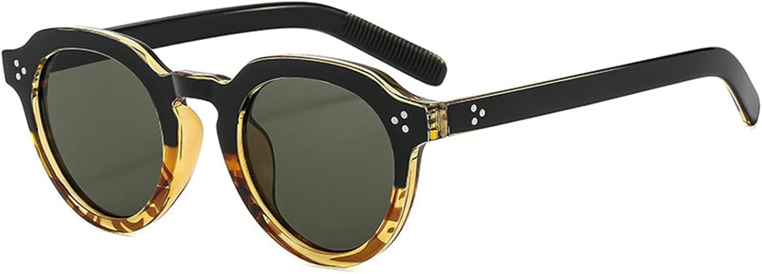 Солнцезащитные очки Willochra Retro Round для женщин, модные градиентные очки с защитой от УФ-излучения UV400 для мужчин, трендовые очки с заклепками, черные, для активного отдыха, C3
Солнцезащитные очки Willochra Retro Round для женщин, модные градиентные очки с защитой от УФ-излучения UV400 для мужчин, трендовые очки с заклепками, черные, для активного отдыха, C3