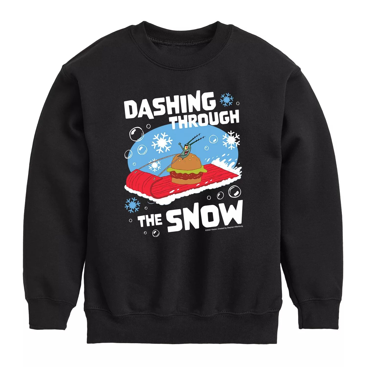 Флисовая толстовка с рисунком «Планктон снег» для мальчиков 8–20 лет Nickelodeon SpongeBob SquarePants Licensed Character, черный
Флисовая толстовка с рисунком «Планктон снег» для мальчиков 8–20 лет Nickelodeon SpongeBob SquarePants Licensed Character, черный