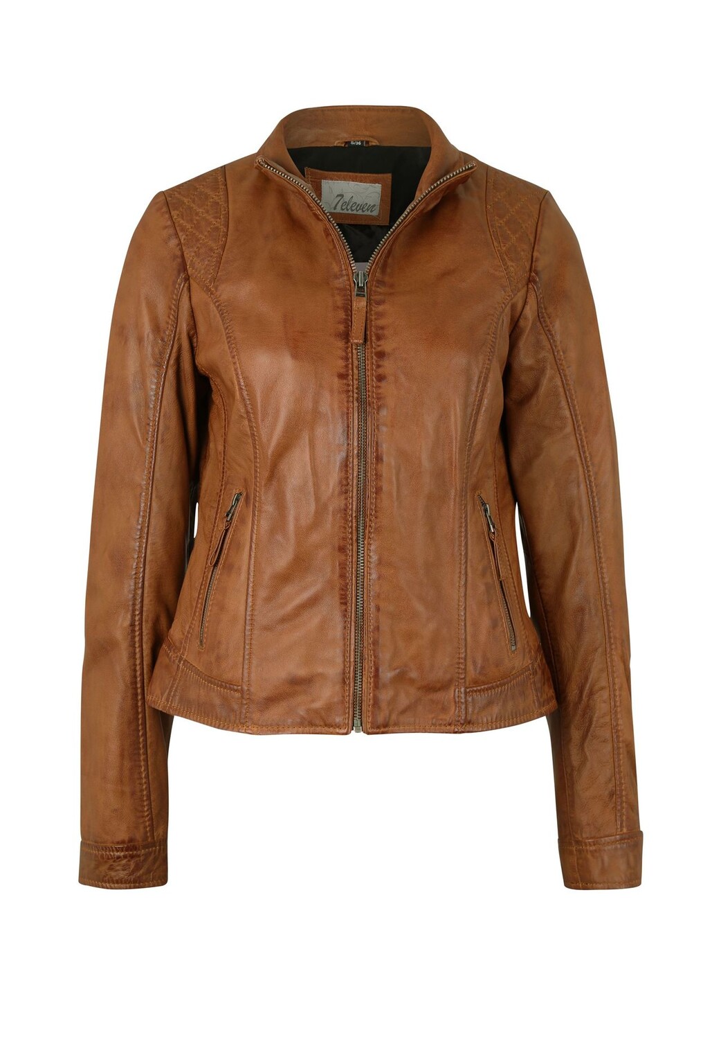 Кожаная куртка классического дизайна 7eleven, цвет Cognac
Кожаная куртка классического дизайна 7eleven, цвет Cognac