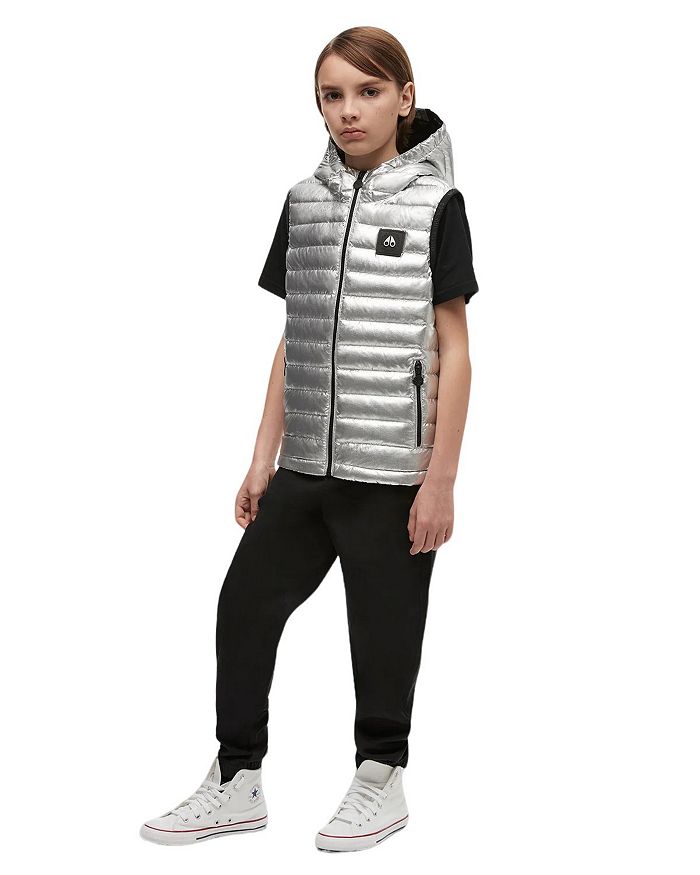 Унисекс Air Down металлический жилет Moose Knuckles, серебряный
Унисекс Air Down металлический жилет Moose Knuckles, серебряный