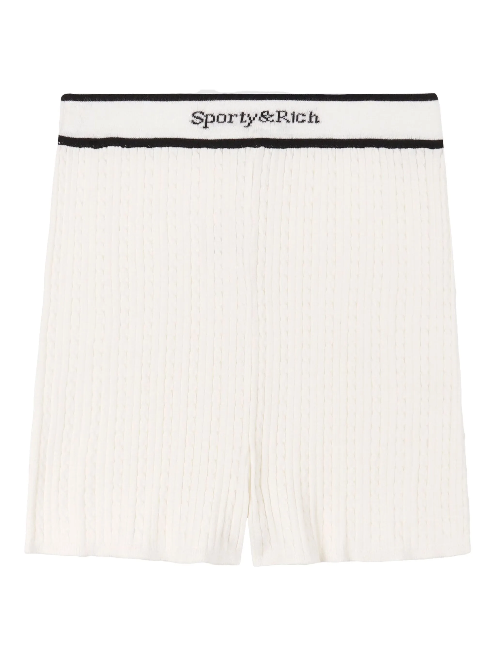 Облегающие шорты Sporty & Rich, белый
Облегающие шорты Sporty & Rich, белый