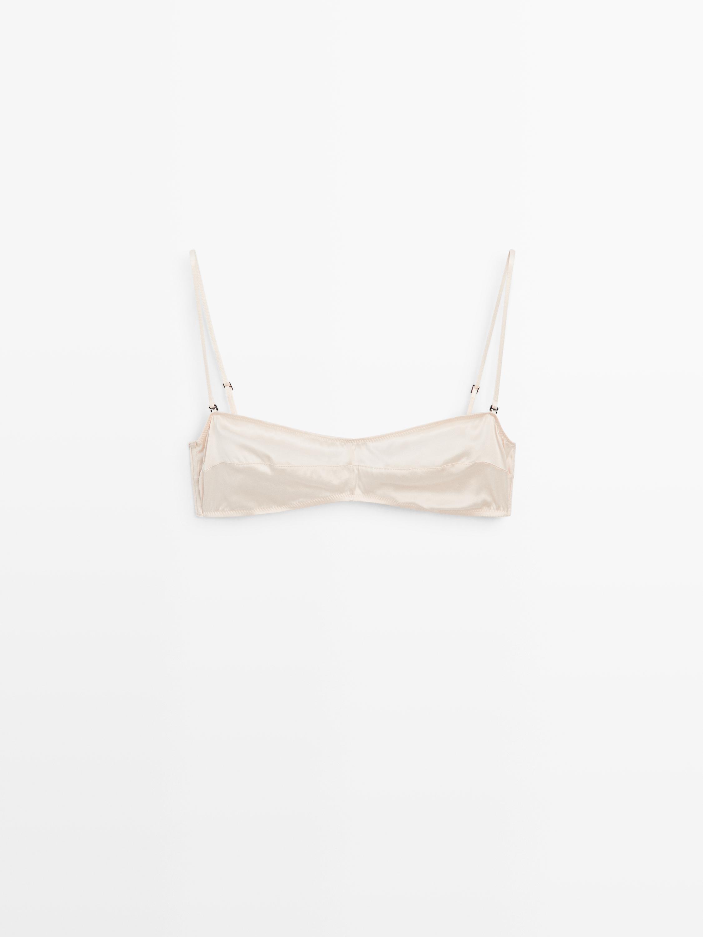 Бандо-топ из смесового шелка Massimo Dutti, cream
Бандо-топ из смесового шелка Massimo Dutti, cream