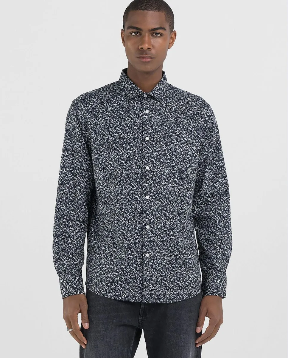 Мужская рубашка с длинным рукавом Replay, черный
Мужская рубашка с длинным рукавом Replay, черный