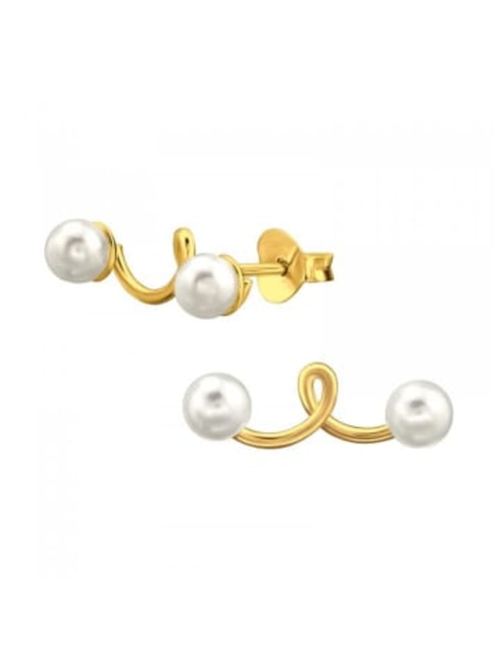 Alexander York Серьги-гвоздики CLIMBER PEARL из золота, изготовленные из серебра 925 пробы, комплект из 2 штук
Alexander York Серьги-гвоздики CLIMBER PEARL из золота, изготовленные из серебра 925 пробы, комплект из 2 штук