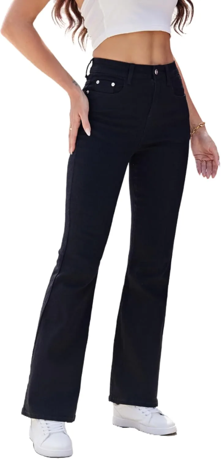 Женские джинсы-клеш High Waist Bootcut Stretchy Denim Bell Bottom черные
Женские джинсы-клеш High Waist Bootcut Stretchy Denim Bell Bottom черные