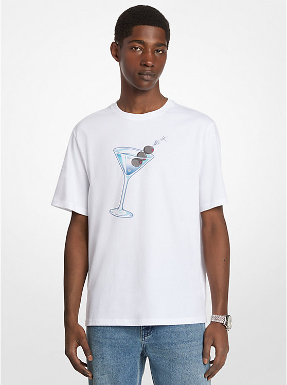 Футболка с графическим принтом из хлопка Michael Kors, белый
Футболка с графическим принтом из хлопка Michael Kors, белый