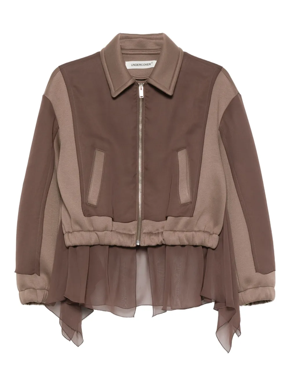 Бомбер с драпировкой Undercover, коричневый
Бомбер с драпировкой Undercover, коричневый