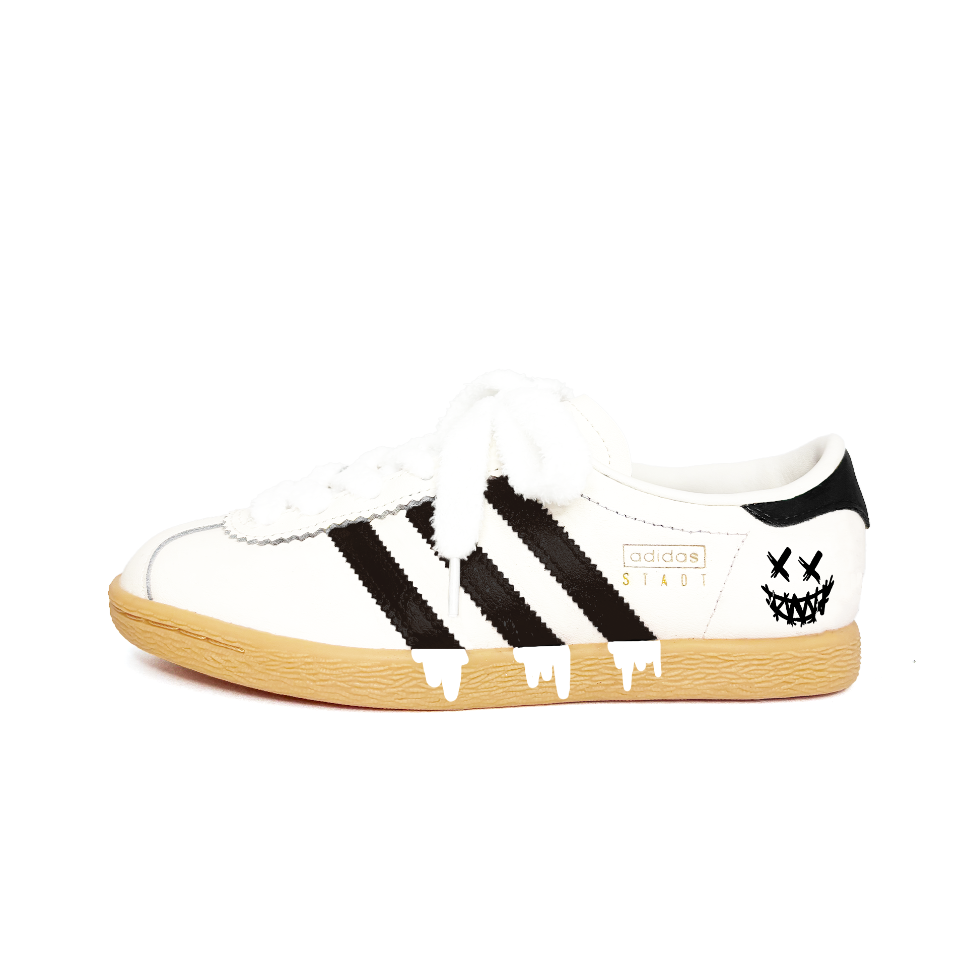 Adidas Originals Stadt Fluid Black Magic Abrasion Resistant Low top German Army Trainers Unisex Black White
Adidas Originals Stadt Fluid Black Magic Abrasion Resistant Low top German Army Trainers Unisex Black White