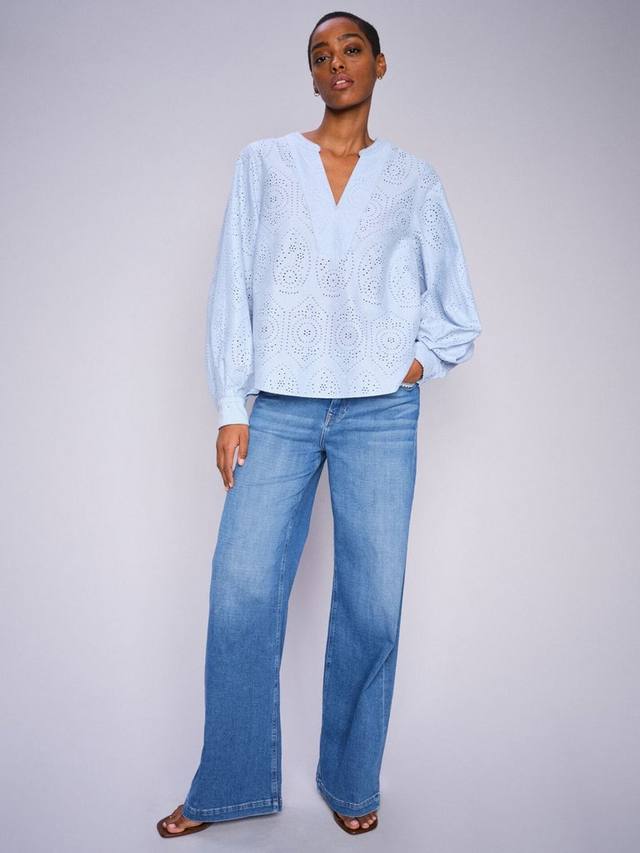 Широкие джинсы с вышивкой от дары шейн MOS MOSH, средний синий
Широкие джинсы с вышивкой от дары шейн MOS MOSH, средний синий